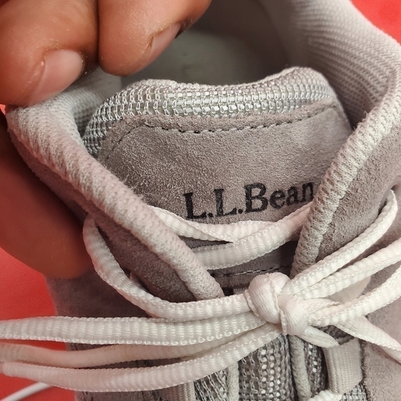 LL Bean Shoes Men's 10M Gray Suede Mesh Comfort Fitness Walking Sneaker - Picture 16 of 16